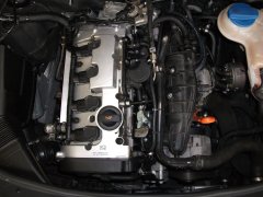 Verbaute Zavoli Komponenten im Motorraum des Audi A6 2.0 TFSi 125 KW